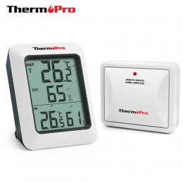 ThermoPro TP60S 60M bezprzewodowy higrometr cyfrowy wewnętrzny termometr zewnętrzny monitor wilgotności stacja pogodowa