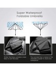 Wiatroszczelny automatyczny składany odwrócony parasol, 10 żeber przenośny odwrócony parasol z pasek odblaskowy, parasol teflono
