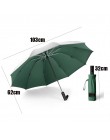 Ochrona UV automatyczny odwrócony parasol dziesięć kości winylowy parasol składany parasol deszcz szafka mężczyźni i kobiety pod
