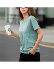 T-shirty damskie miękkie bawełniane Casual Women topy koszule letnia koszulka elastyczna 2020 podkoszulek z krótkim rękawem Ladi