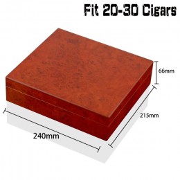 Skrzynka na cygara z drewna cedrowego cygara przenośne etui na cygara W/nawilżacz higrometr cygaro Humidor Sigaren Box na cygara