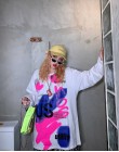 NiceMix 2020 moda w koreańskim stylu moda uliczna panie jesień punkowe topy Tees kobiety drukowane z długim rękawem t-shirty Cas