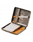2018 osobowość kreatywny Vintage Metal palenie papierośnica moda mężczyźni tytoń cygarowy kieszenie Box pojemnik pudełko