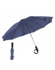 Ochrona UV automatyczny odwrócony parasol dziesięć kości winylowy parasol składany parasol deszcz szafka mężczyźni i kobiety pod