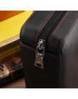 Cohiba cygaro Humidor Case przenośny z drewna cedrowego skóra podróży Humidor nawilżacz zestaw pudełko (bez zapalniczki)
