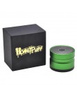 HONEYPUFF 63 MM 4 warstwy młynek do tytoniu starożytny kształt młynek do ziół aluminiowa kruszarka do przypraw