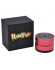 HONEYPUFF 63 MM 4 warstwy młynek do tytoniu starożytny kształt młynek do ziół aluminiowa kruszarka do przypraw
