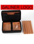 Cohiba cygaro Humidor Case przenośny z drewna cedrowego skóra podróży Humidor nawilżacz zestaw pudełko (bez zapalniczki)