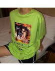 NiceMix 2020 moda w koreańskim stylu moda uliczna panie jesień punkowe topy Tees kobiety drukowane z długim rękawem t-shirty Cas
