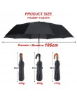 Klasyczny angielski styl Parasol mężczyźni automatyczne 10 żeber silny wiatroodporny 3 składany Parasol deszcz biznes mężczyzna 