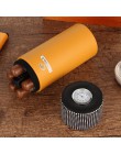 COHIBA Leather Travel Humidor pudełko do cygar z drewna cedrowego przenośne etui na cygara Jar W/nawilżacz higrometr skrzynka na