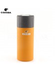 COHIBA Leather Travel Humidor pudełko do cygar z drewna cedrowego przenośne etui na cygara Jar W/nawilżacz higrometr skrzynka na