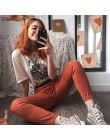 Weirdgirl damska koszulka codzienna khaki list słońce nadruk z księżycem luźna o-neck pół rękawa elastyczna rozciągnięta lato do