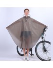 Wysokiej jakości mężczyzna kobiet jazda na rowerze rower rower płaszcz przeciwdeszczowy Cape Poncho z kapturem wiatroodporny pła
