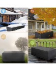 24 rozmiary Oxford tkaniny meble osłona pyłoszczelna na ratanowy stolik fotel w kształcie kostki Sofa wodoodporny deszcz ogród P
