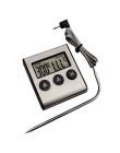 1PC narzędzia kuchenne kuchnia cyfrowy termometr piekarnika jedzenie gotowanie mięso BBQ termometr z sondą z zegarem temperatura