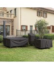 24 rozmiary Oxford tkaniny meble osłona pyłoszczelna na ratanowy stolik fotel w kształcie kostki Sofa wodoodporny deszcz ogród P