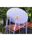 Jedwabna tkanina koronkowy Parasol kobiety kostium fotografia rekwizyty Tasseled Parasol Yarned klasyczne chińskie olej papierow
