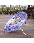 Jedwabna tkanina koronkowy Parasol kobiety kostium fotografia rekwizyty Tasseled Parasol Yarned klasyczne chińskie olej papierow