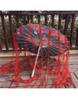 Jedwabna tkanina koronkowy Parasol kobiety kostium fotografia rekwizyty Tasseled Parasol Yarned klasyczne chińskie olej papierow