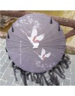 Jedwabna tkanina koronkowy Parasol kobiety kostium fotografia rekwizyty Tasseled Parasol Yarned klasyczne chińskie olej papierow