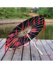 Jedwabna tkanina koronkowy Parasol kobiety kostium fotografia rekwizyty Tasseled Parasol Yarned klasyczne chińskie olej papierow
