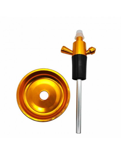 Aluminiowy Shisha Narguile Top zestaw z fajką Hookah na butelkę wina duże akcesoria do fajki wodnej Chicha
