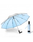 UV parasol ochronny wiatroszczelna podróż dziesięć kości winylu kompaktowy składający się parasol, dla mężczyzn i kobiet podwójn