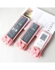 3 sztuk modne tkaniny zdalnego sterowania ochronna pokrywa xiaomi apple tv film case dla domu urządzenie elektryczne organizator