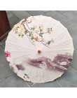 Jedwabne kobiety parasol japoński wiśniowe kwiaty jedwab starożytny taniec parasol dekoracyjny parasol chiński styl chińska para