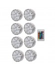 Szisza shisha led light zasilanie bateryjne z pilotem fajka wodna akcesoria chicha zatapialne lampy wodoodporne