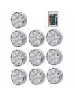 Szisza shisha led light zasilanie bateryjne z pilotem fajka wodna akcesoria chicha zatapialne lampy wodoodporne