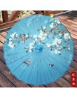 Jedwabne kobiety parasol japoński wiśniowe kwiaty jedwab starożytny taniec parasol dekoracyjny parasol chiński styl chińska para