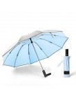 UV parasol ochronny wiatroszczelna podróż dziesięć kości winylu kompaktowy składający się parasol, dla mężczyzn i kobiet podwójn
