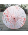 Jedwabne kobiety parasol japoński wiśniowe kwiaty jedwab starożytny taniec parasol dekoracyjny parasol chiński styl chińska para