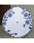 Jedwabne kobiety parasol japoński wiśniowe kwiaty jedwab starożytny taniec parasol dekoracyjny parasol chiński styl chińska para