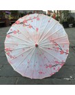 Jedwabne kobiety parasol japoński wiśniowe kwiaty jedwab starożytny taniec parasol dekoracyjny parasol chiński styl chińska para