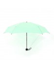 Mała moda składany Parasol deszcz kobiety mężczyźni mini kieszeń Parasol anty-uv wodoodporny przenośny Parasol podróżny