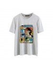 Koreańskie ubrania 90s T-shirt w stylu vintage kobiety 80s Tumblr kobiet T-shirt kobiety śmieszne Streetwear panie Jennys nowi p