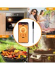 100% bezprzewodowy cyfrowy termometr do grillowania Bluetooth z 2 czujnikami kontrola aplikacji piekarnik do żywności mięso term