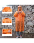 Przeźroczysty płaszcz przeciwdeszczowy kobiety mężczyźni przenośny Outdoor Travel odzież przeciwdeszczowa wodoodporny jednorazow