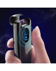 2019 Arc elektroniczny USB elektryczny papieros elektryczny linii papilarnych zapalniczki dla chłopaka ojciec urodziny prezent ś