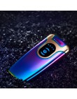 2019 Arc elektroniczny USB elektryczny papieros elektryczny linii papilarnych zapalniczki dla chłopaka ojciec urodziny prezent ś
