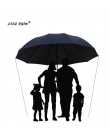 Jak deszcz 152CM duży parasol golfowy deszcz kobiety wiatroszczelny duży składany parasol wysokiej jakości mężczyźni biznes podw