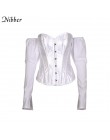 Nibber francuski romans off shoulder topy kobiety 2019 klub nocna impreza muszka bez pasków tassel tee shirt eleganckie bluzki z