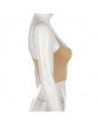Sweetown lato 2020 bluzka damska topy odzież sportowa bez rękawów Sexy Fitness Activewear Skinny Slim krótki Top typu Bralette S