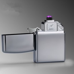 Zapalniczka z podwójnym łukiem wiatroodporna elektroniczna zapalniczka USB zapalniczka zapalniczka elektryczna