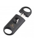 COHIBA Cigar Cutter Sharp gilotyna ze stali nierdzewnej z czarnymi kieszeniami v-cut akcesoria cygarowe nożyczki