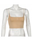 Sweetown lato 2020 bluzka damska topy odzież sportowa bez rękawów Sexy Fitness Activewear Skinny Slim krótki Top typu Bralette S