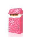 Nowy posiada 20 papierosów, osobowość silikonowa papierośnica moda pokrywa elastyczna guma przenośny mężczyzna/kobieta papierośn
